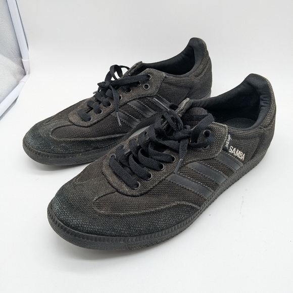 Adidas Shoes Mens Size 8 Samba Hemp Black Athletic Trainer Athletic G66768 E002 - Picture 5 of 15